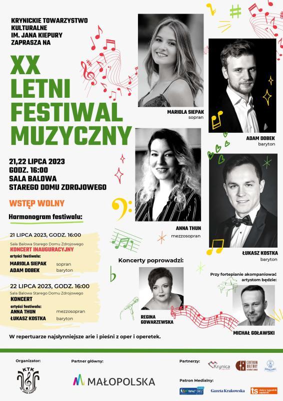 XX Letni Festiwal Muzyczny 21-22.07.2023 r.